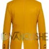 It Ends With Us 2024 Blake Lively Yellow Leather Coat back