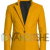 It Ends With Us 2024 Blake Lively Yellow Leather Coat front
