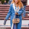 It Ends with Us 2024 Blake Lively Denim Long Coat On Sale