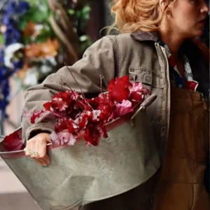 It Ends with Us 2024 Lily Grey Jacket side view