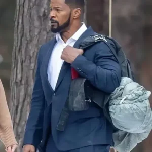Jamie Foxx Back in Action 2024 Blue Suit For Sale