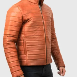Jan M. Culbertson Brown Quilted Jacket For Sale
