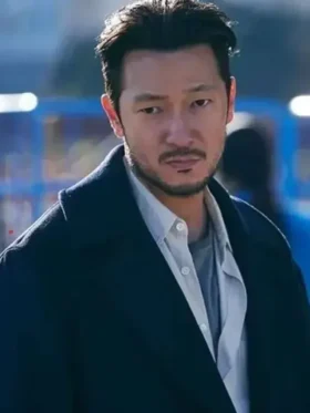 Jang Nan gam A Killer Paradox 2024 Black Wool Coat