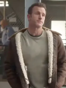 Jason Grant Alert Missing Persons Unit S02 Shearling Jacket For Sale