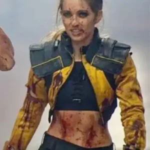 Jessica Rothe Boy Kills World 2024 Yellow Jacket