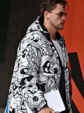 Joe Burrow Goofy Print Puffer Jacket