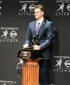 Joe Burrow Heisman Trophy Blue Suit On Sale 