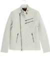 Joe Burrow White Quilted Jacket On Sale 
