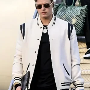 Joe Burrow White Teddy Bomber Jacket