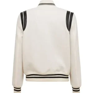Joe Burrow White Teddy Bomber Jacket On Sale
