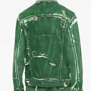 Joe Burrows Green Denim Jacket