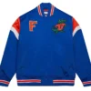 John University of Florida Heavyweight Royal Satin Jacket