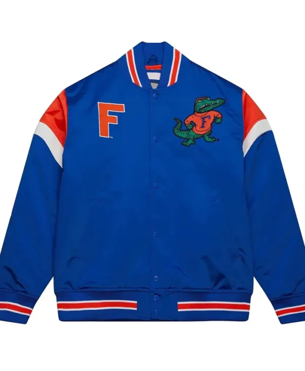 John University of Florida Heavyweight Royal Satin Jacket