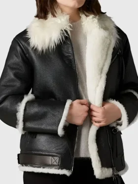 Jonathon Black B3 Bomber Leather Jacket
