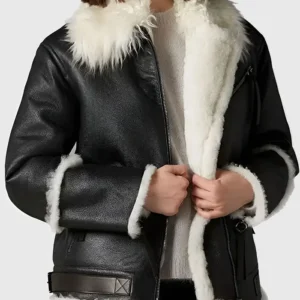 Jonathon Black B3 Bomber Leather Jacket