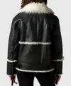 Jonathon Black B3 Bomber Leather Jacket Back