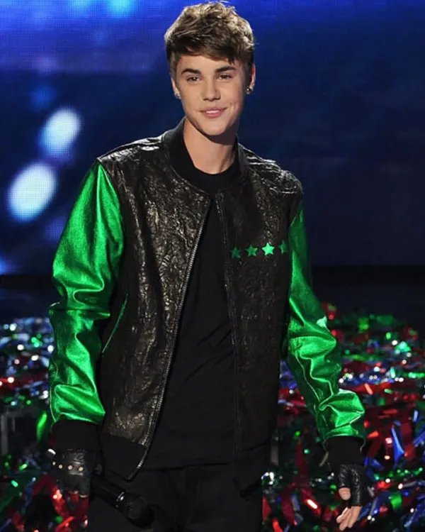 Justin Bieber The X Factor Faux Leather Jacket