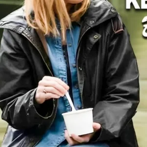 Kelly Reilly Little Wing 2024 Movie Maddie Black Leather Jacket For Women