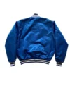 Kentucky Wildcats Blue Satin Varsity Jacket Back