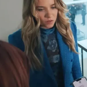 Lana Brolin Elsbeth 2024 Blue Tweed Blazer