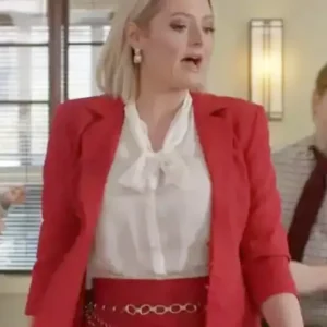 Lauren Ash Upgraded 2024 Red Blazer