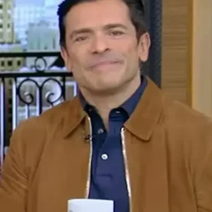 Live with Kelly and Mark Marks Suede Brown Jacket