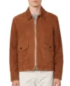 Live with Kelly and Mark Marks Suede Brown Jacket For Men