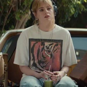 Lucy Boynton The Greatest Hits 2024 White Shirt