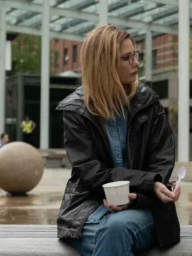 Maddie Little Wing 2024 Black Leather Jacket