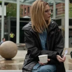 Maddie Little Wing 2024 Black Leather Jacket