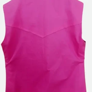 Margot Robbie Barbie Pink Vest Back