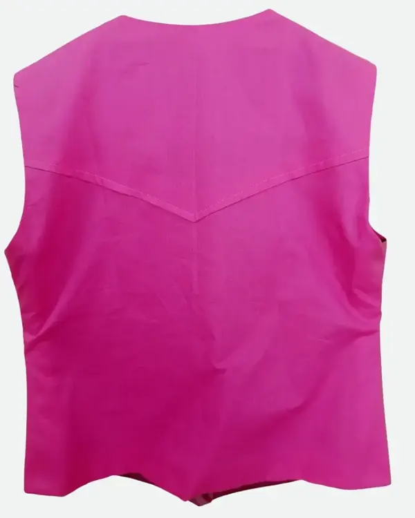 Margot Robbie Barbie Pink Vest Back
