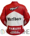 Marlboro Yamaha Red Leather Jacket back