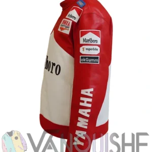Marlboro Yamaha Red Leather Jacket left