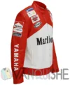 Marlboro Yamaha Red Leather Jacket right