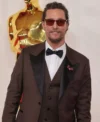 Matthew McConaughey Oscars Awards Brown Blazer