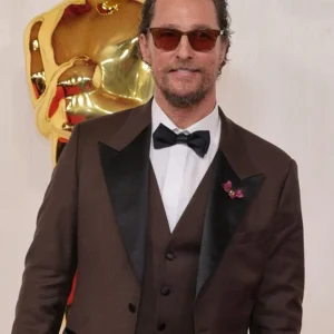 Matthew McConaughey Oscars Awards Brown Blazer