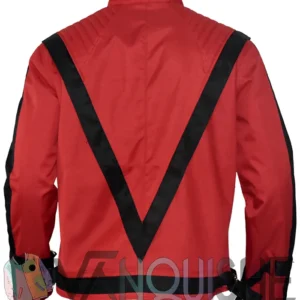Michael Jackson Red Thriller Jacket back