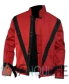 Michael Jackson Red Thriller Jacket front open