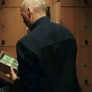 Michael Keaton Knox Goes Away 2024 Black Jacket Back