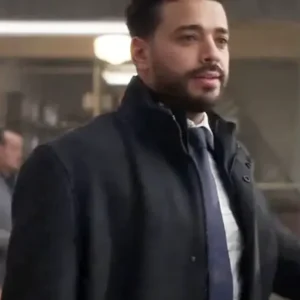 Mike Sherman Alert Missing Persons Unit Black Wool Coat