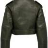 Molly Mae Green Leather Jacket Backside
