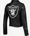 NFL Las Vegas Raiders Black Biker Jacket On Sale 