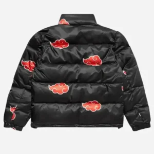 Naruto Akatsuki Puffer Jacket Back