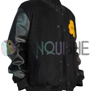 Notre Dame Irish Black Varsity Rudy Jacket right