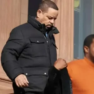 Odafin Tutuola Law and Order SVU 2024 Black Puffer Jacket 1