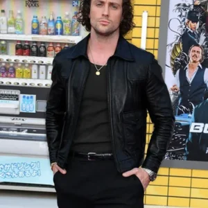 Order Aaron Taylor Johnson Leather Jacket