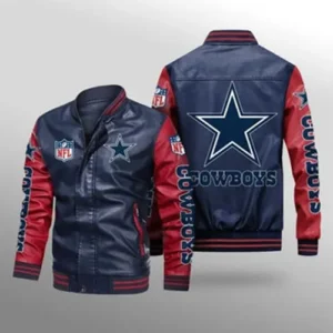 Order Dallas Cowboys Leather Bomber Jacket