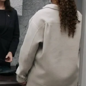 Order Queen Latifah The Equalizer S04 Grey Wool Jacket