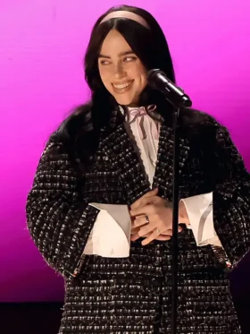 Oscar Award 2024 Billie Eilish Tweed Blazer Women